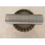 Vee-Shaped Wrapped Wire Johnson Wedge Wire Screens For Water Supply Systems