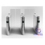 Slim Rfid Dual Full Height Turnstile Gate Access Control Barrier System