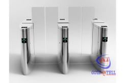 China Slim Rfid Dual Full Height Turnstile Gate Access Control Barrier System supplier