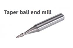 China Cylindrical Shank Solid Carbide Tools High Precision Taper Ball End Mill supplier
