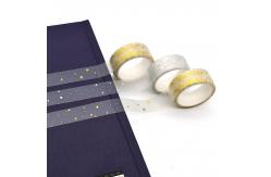 China Custom 15mm*10m Decorative Packing Tape Printed Foil Washi Tape supplier