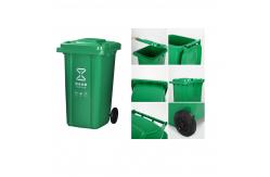 China Eco Mobile Garbage Bin 240L HDPE 660L Garbage Bin For Public Place supplier