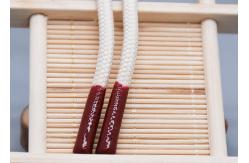 China 4mm Round Elastic Drawstring Cord For Sweatpants Cotton Material supplier
