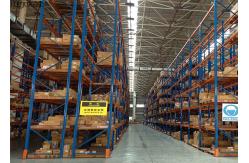 China High Density Very Narrow Aisle Racking Storehouse Galvanized Surface Accessories Included supplier