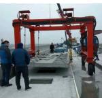 Precast Concrete Rubber Tire Cranes For Construction Stitching for sale
