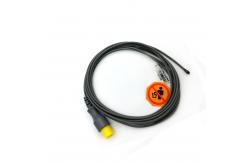 China Reusable 2Pin 3m Skin Temp Probe Round Pediatric Rectal Probes supplier