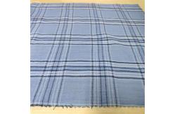 China Blue Grid Cotton Check Fabric 54 Width 40X40 Yarn Dyed Plaid Fabric supplier