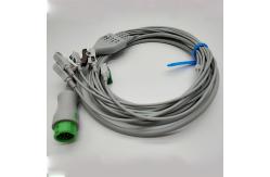 China Mindray Reusable 3.5M ECG Cables And Leadwires 5T One Piece With Pinch supplier