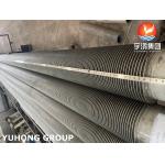 ASTM A312 TP304H Stainless Steel High Frequency Welded / HFW Finned Tube for sale