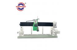 China Solid Column Pillar Cutting Machine 11kw CNC Cylindrical For Granite Marble supplier