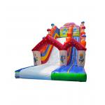 Children Fun Park Inflatable Smurfs Large Slide For Rentals for sale