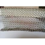 Stainless Steel 0.8x7mm Ring Metal Mesh Curtain Dividers For Stair Handrails for sale