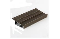 China 6063 T5 Champagne Anodized Aluminum Window Profiles ISO9001 Approval supplier
