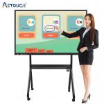 98 Inch Smart Interactive Panel IFP Flat Whiteboard Android 11 RoHS for sale