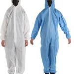 Economical Disposable Protective Clothing Non Woven Long Sleeve Coveralls for sale