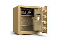 China Height 45cm Black Electronic Fingerprint Lock Security Home Safe supplier