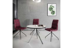 China W600mm Round Conference Table Small Wooden Meeting Desk With Y Shape Leg supplier