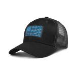 Six Panel Patch Soft Mesh Trucker Hat With Plat Front Embroidery