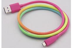 China Customized Phones USB 3.0 Lightning Cable Transmit Data And Charge  480Mbps supplier
