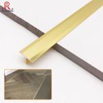 Anodized Aluminum Transition Strips For Flooring 2.6m Length Gold Color for sale
