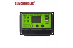 China Intput 20A PWM Solar Charger Controllers 2A Output 12v 24v Solar Charge Controller supplier
