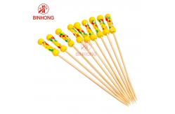 China Customized 2.5mm Beaded Toothpicks For Fruit supplier