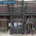 10m High 500kg-20000kg Grey Industrial Indoor Goods Lift Hydraulic Cargo Elevator for sale