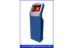 China Vandal-Proof Modern Design Freestanding Touch Screen Kiosk With SAW Touch supplier