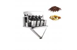 China Grain Coffee Beans Oat 4 Head Linear Weigher 10 - 2000g Full Automatic supplier