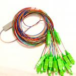 FTTH 2x16 PVC Fiber Optic PLC Splitter With Sc / Apc Connector for sale