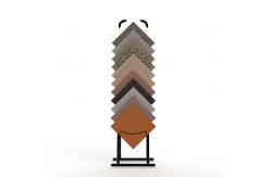 China Foldable 12 30x30cm Ceramic Sample Board Display Racks supplier