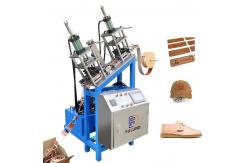 China PLC Touch Screen Leather Label Machine Automatically For Jeans supplier