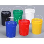 Stackable And Space Saving 5 Gallon Plastic Buckets With Handle for sale