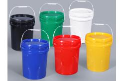 China Stackable And Space Saving 5 Gallon Plastic Buckets With Handle supplier