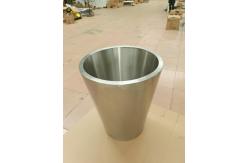 China Custom Stainless Steel Rectangular Garden Planter Extra Large Metal Flower Pot supplier