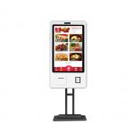 43 Self Ordering Digital Signage Kiosk 500 Nits Brightness With 5MP Camera for sale