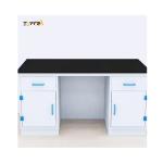 Anti Alkali Polypropylene Lab Bench Workstation With Socket Accessories