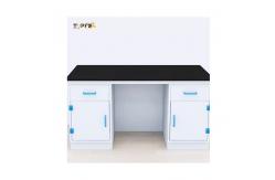 China Anti Alkali Polypropylene Lab Bench Workstation With Socket Accessories supplier