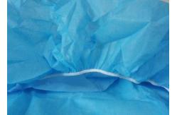 China Clinic Disposable Surgical Drapes Blue Bed Covers With Elastic Fitted Bed Sheets supplier