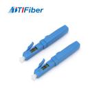 Single Mode Fiber Optic Fast Connector Ftth Field Quick Assembly