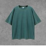 Custom Contrast Stitch Thread Blank T Shirts Short Sleeves 2XL No Label