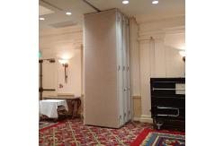 China Banquet Room Sound Proof Movable Partition Wall Wooden Materials Specification supplier