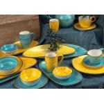 SGS Porcelain Vintage Color Dinnerware Set For Banquet Halls for sale