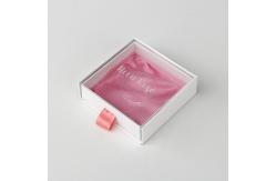 China Customized False Eyelashes Packaging Box Cardboard Drawer Box With Clear Lid supplier