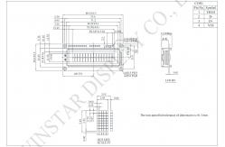 China 16*2 character USB interface FSTN STN LCD Module Winstar replace industrial use supplier