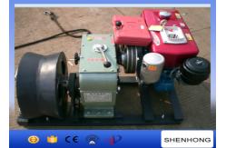 China Lightweight Belt Driven Cable Winch Puller 400mm Diameter Cable Roller supplier