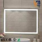 Hotel Decoration LED Mirror With Light Dimming Defogger Rectangle Shape for sale