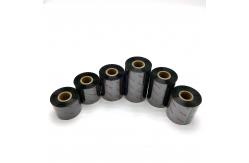 China Black Enhanced Thermal Wax Resin Ribbon Compatible With Zebra Printers supplier