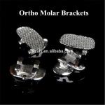 Manual Metal Orthodontic Molar Brackets with Roth/MBT/Edgewise Hooks Professional Design