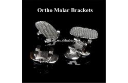 China Manual Metal Orthodontic Molar Brackets with Roth/MBT/Edgewise Hooks Professional Design supplier